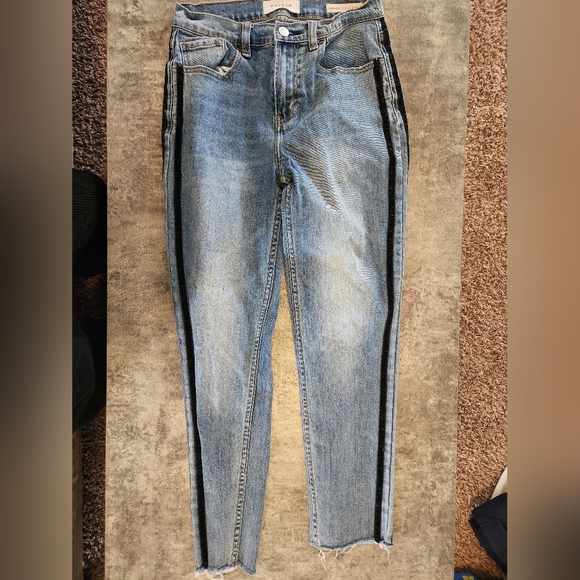 Pacsun Vintage Icon Mom Jeans High Rise Cotton Blend Pocket Medium Blue Women 26 - Picture 1 of 7